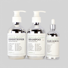 Essential Pack – komplet hårpleje med shampoo, balsam og serum for sundt, blødt og fyldigt hår og en velplejet hovedbund.