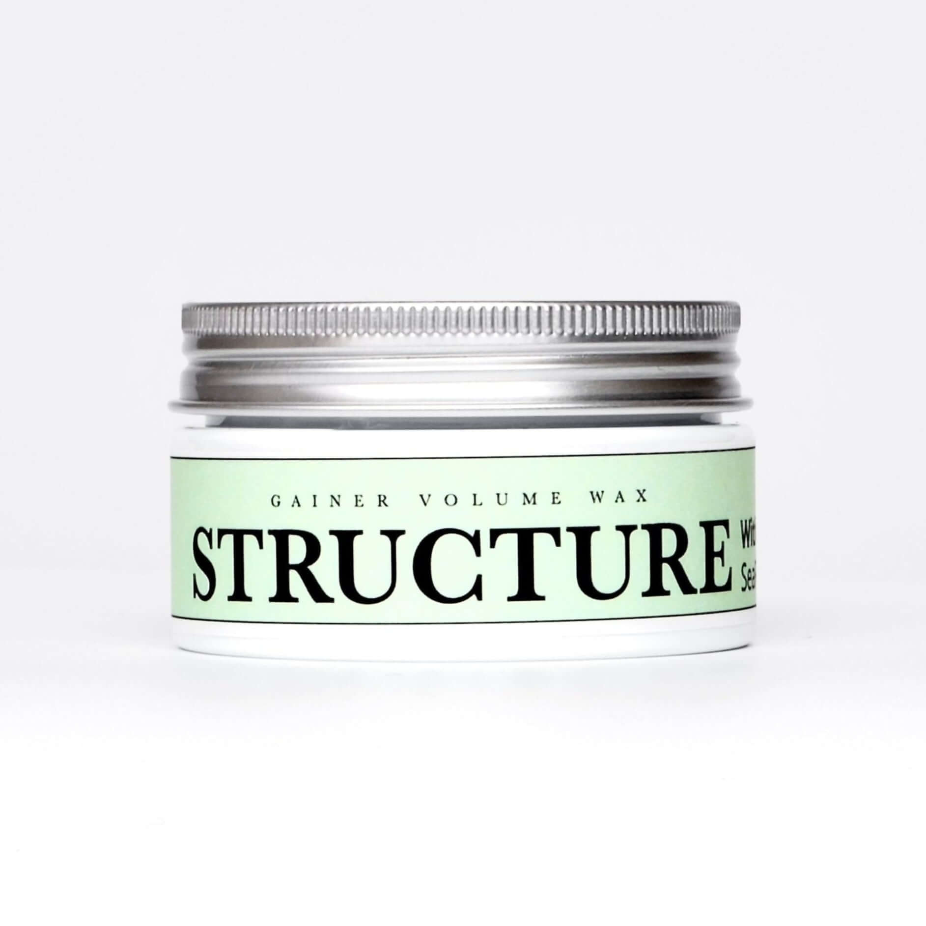 Gainer Structure Wax – fleksibel hårvoks med lang holdbarhed og naturligt look uden at tynge eller fedte håret.
