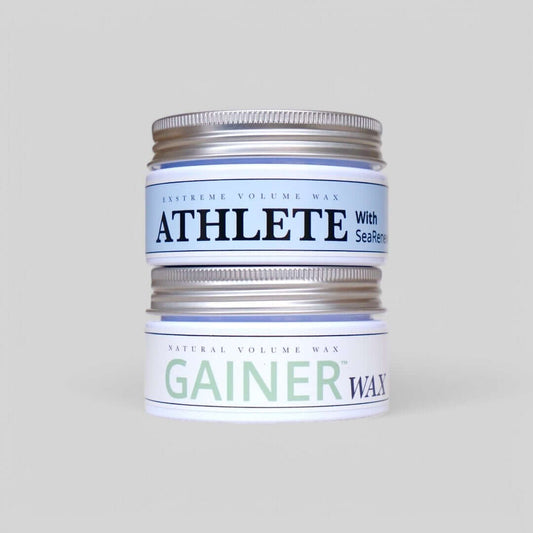 Gainer Wax: Perfekt til et medium-stærkt hold, mat look og ekstrem volume. Athlete Wax: Skabt til performance, stilfuldt stærkt hold, med en anelse shine.
Hårstyling på dine vilkår: