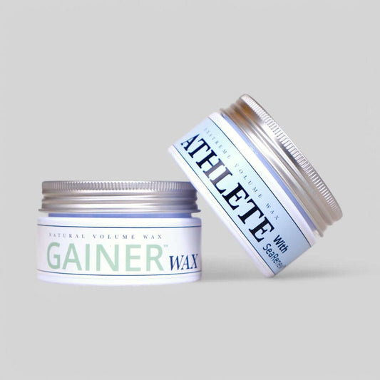 Gainer Wax: Perfekt til et medium-stærkt hold, mat look og ekstrem volume.Athlete Wax: Skabt til performance, stilfuldt stærkt hold, med en anelse shine.Hårstyling på dine vilkår: