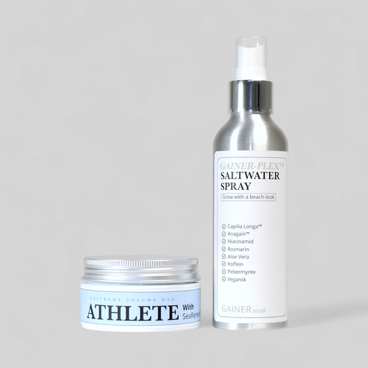 Nicolais Styling Pack med Athlete Wax og Saltvandsspray til hårstyling